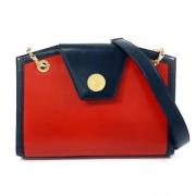 Pre-owned Leather shoulder-bags Celine Vintage , Red , Dames