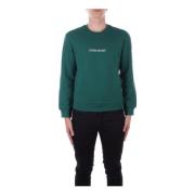 Groene Logo Front Sweater Guess , Green , Heren