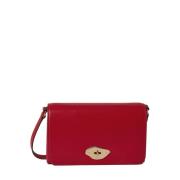 Rode Lana Portemonnee op Band Mulberry , Red , Dames