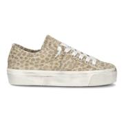 Sneakers Paris Haute Tennis Philippe Model , Beige , Dames