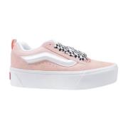 Dames Leren Sneakers Herfst/Winter Collectie Vans , Pink , Dames