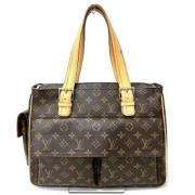 Pre-owned Canvas handbags Louis Vuitton Vintage , Brown , Dames