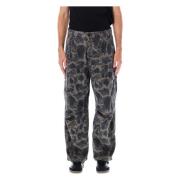 Camo Duck Grey Cargo Broek Carhartt Wip , Gray , Heren