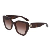 Onregelmatige acetaat zonnebril model Bvlgari , Brown , Unisex