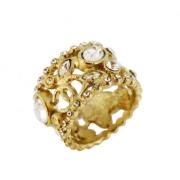 Pre-owned Metal chanel-jewelry Chanel Vintage , Yellow , Dames