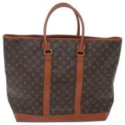 Pre-owned Canvas louis-vuitton-bags Louis Vuitton Vintage , Brown , Da...