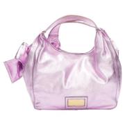 Pre-owned Leather handbags Valentino Vintage , Purple , Dames