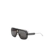 Brave Shades Zonnebril Philipp Plein , Black , Heren