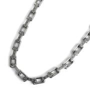 Pre-owned Metal necklaces Louis Vuitton Vintage , Gray , Dames