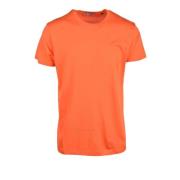 Katoenen T-shirt voor Mannen Daniele Alessandrini , Orange , Heren