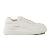 Leren Sneakers met Rubberen Zool Philippe Model , White , Heren