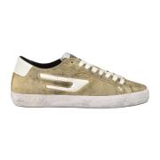 Leren Sneakers met Rubberen Zool Diesel , Multicolor , Heren