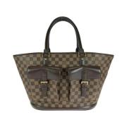 Pre-owned Canvas totes Louis Vuitton Vintage , Brown , Dames