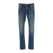 Stretch Denim Jeans Dolce & Gabbana , Blue , Heren