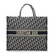 Pre-owned Canvas dior-bags Dior Vintage , Blue , Dames