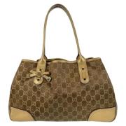 Pre-owned Fabric gucci-bags Gucci Vintage , Brown , Dames