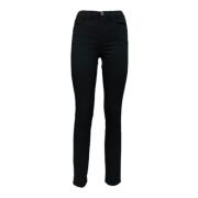 Zwarte Skinny Fit Denim Jeans Emporio Armani , Black , Dames