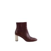 Pre-owned Leather boots Celine Vintage , Red , Dames