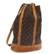 Pre-owned Canvas louis-vuitton-bags Louis Vuitton Vintage , Brown , Da...