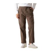 Bruine Corduroy Broek voor Mannen Selected Homme , Brown , Heren