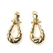 Pre-owned Metal earrings Celine Vintage , Yellow , Dames