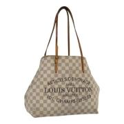 Pre-owned Canvas louis-vuitton-bags Louis Vuitton Vintage , White , Da...