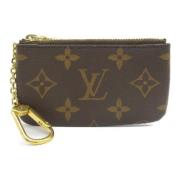 Pre-owned Canvas key-holders Louis Vuitton Vintage , Brown , Dames