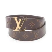 Pre-owned Fabric belts Louis Vuitton Vintage , Brown , Dames