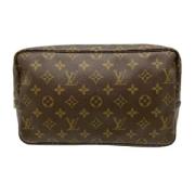 Pre-owned Canvas pouches Louis Vuitton Vintage , Brown , Dames