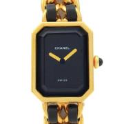 Pre-owned Metal watches Chanel Vintage , Black , Dames