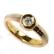 Pre-owned Metal rings Cartier Vintage , Yellow , Dames