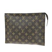 Pre-owned Canvas clutches Louis Vuitton Vintage , Brown , Dames