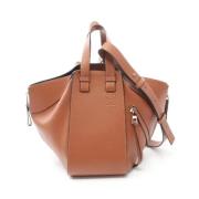 Pre-owned Leather handbags Loewe Pre-owned , Brown , Dames