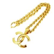 Pre-owned Metal chanel-jewelry Chanel Vintage , Yellow , Dames