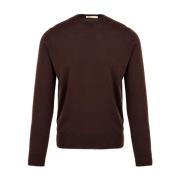 Heren Sweaters in Granaatkleur Filippo De Laurentiis , Brown , Heren