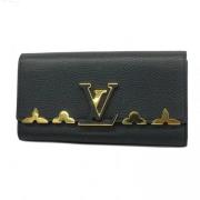 Pre-owned Fabric wallets Louis Vuitton Vintage , Black , Dames