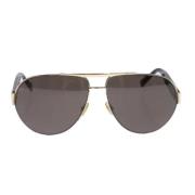 Pre-owned Metal sunglasses Gucci Vintage , Brown , Heren