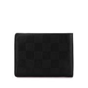 Pre-owned Leather wallets Louis Vuitton Vintage , Black , Dames