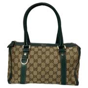 Pre-owned Canvas gucci-bags Gucci Vintage , Brown , Dames