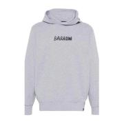 Hoodie met voorprint Barrow , Gray , Unisex