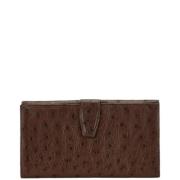 Pre-owned Leather wallets Loewe Pre-owned , Brown , Dames