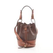 Pre-owned Leather handbags Loewe Pre-owned , Brown , Dames