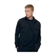 Stijlvolle Overshirt Genti , Black , Heren