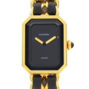 Pre-owned Metal watches Chanel Vintage , Black , Dames