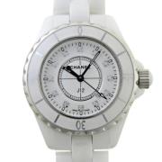 Pre-owned Glass watches Chanel Vintage , White , Dames