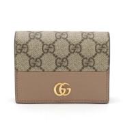 Pre-owned Canvas wallets Gucci Vintage , Beige , Dames