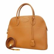 Pre-owned Leather handbags Hermès Vintage , Brown , Dames