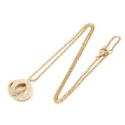 Pre-owned Metal necklaces Cartier Vintage , Pink , Dames