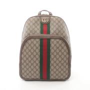 Pre-owned Canvas backpacks Gucci Vintage , Beige , Dames