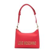 Schoudertas - Grote Array Love Moschino , Red , Dames